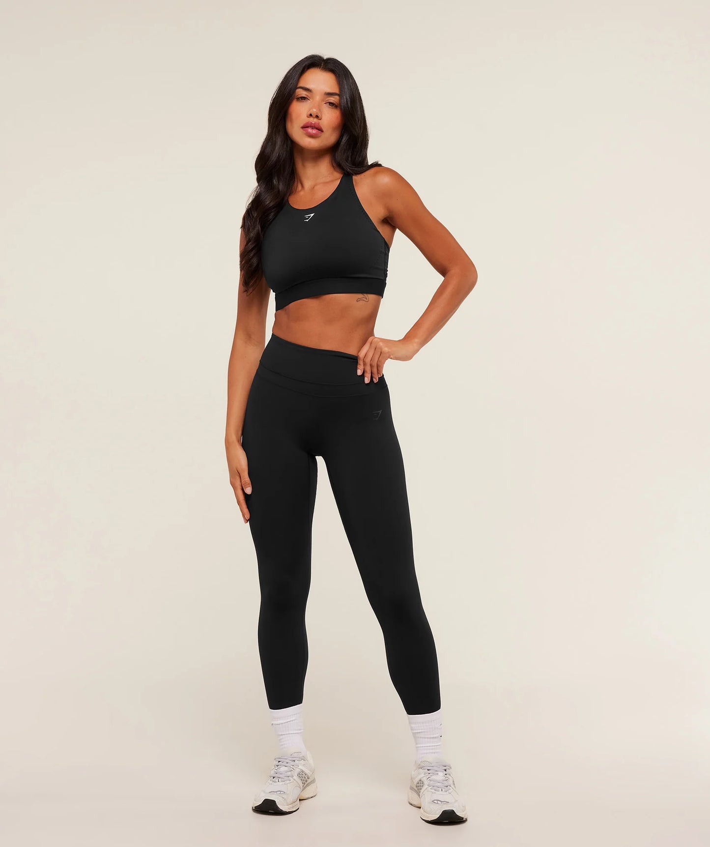 Gymshark High Coverage Support Sports Bra Black