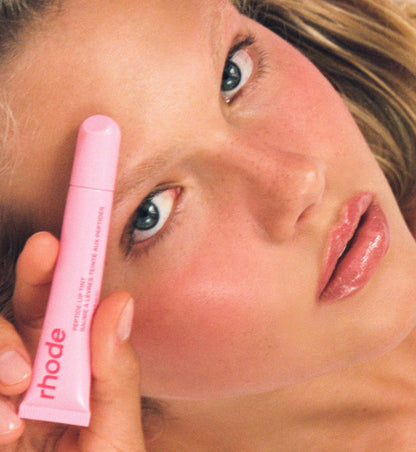 Rhode Peptide Lip Tint 'jelly bean -  shimmery sheer pink'