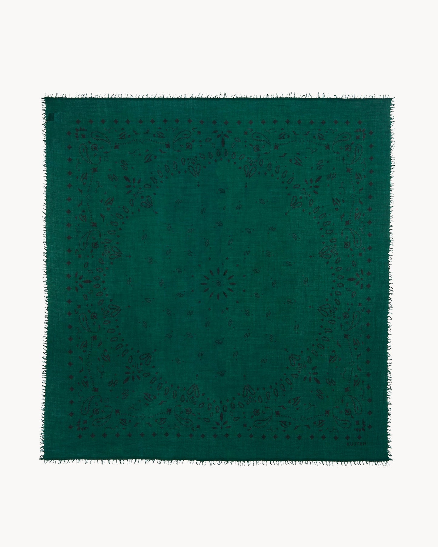 Très Grand Bandana Effy vert foret