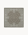 Grand Bandana Helia kaki chiné
