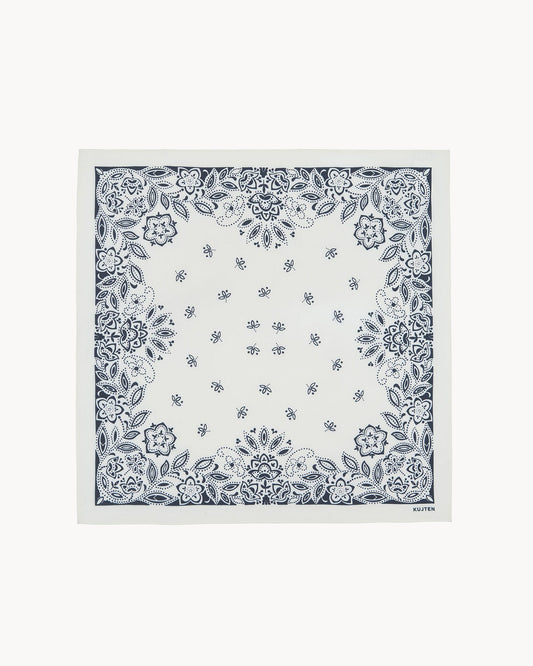 Grand Bandana Helia blanc