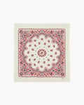 Grand Bandana Hachiko Western rouge corail