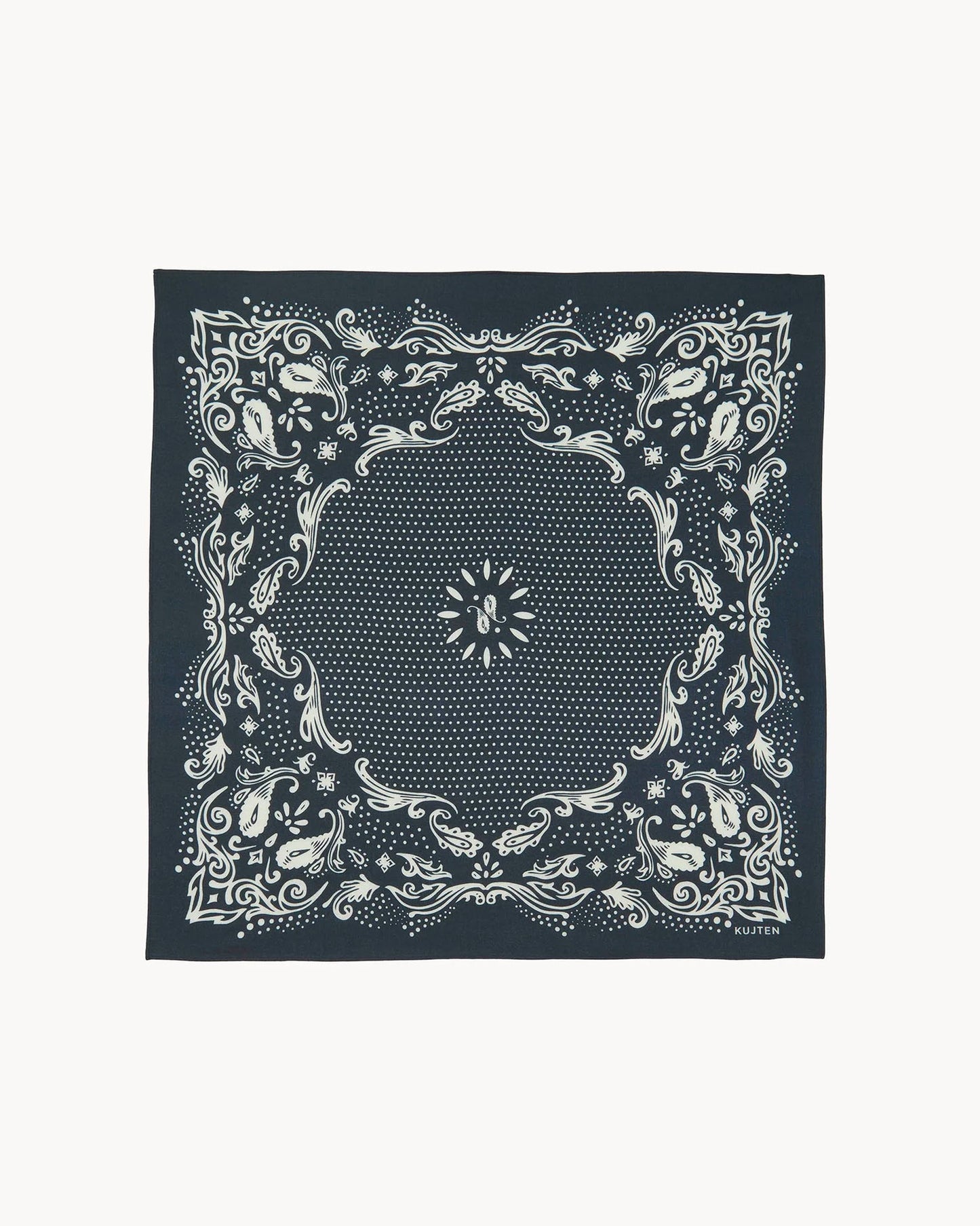 Grand Bandana Helia Dot noir