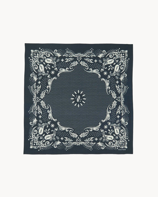 Grand Bandana Helia Dot noir