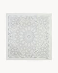 Très Grand Bandana Effy Zellige blanc