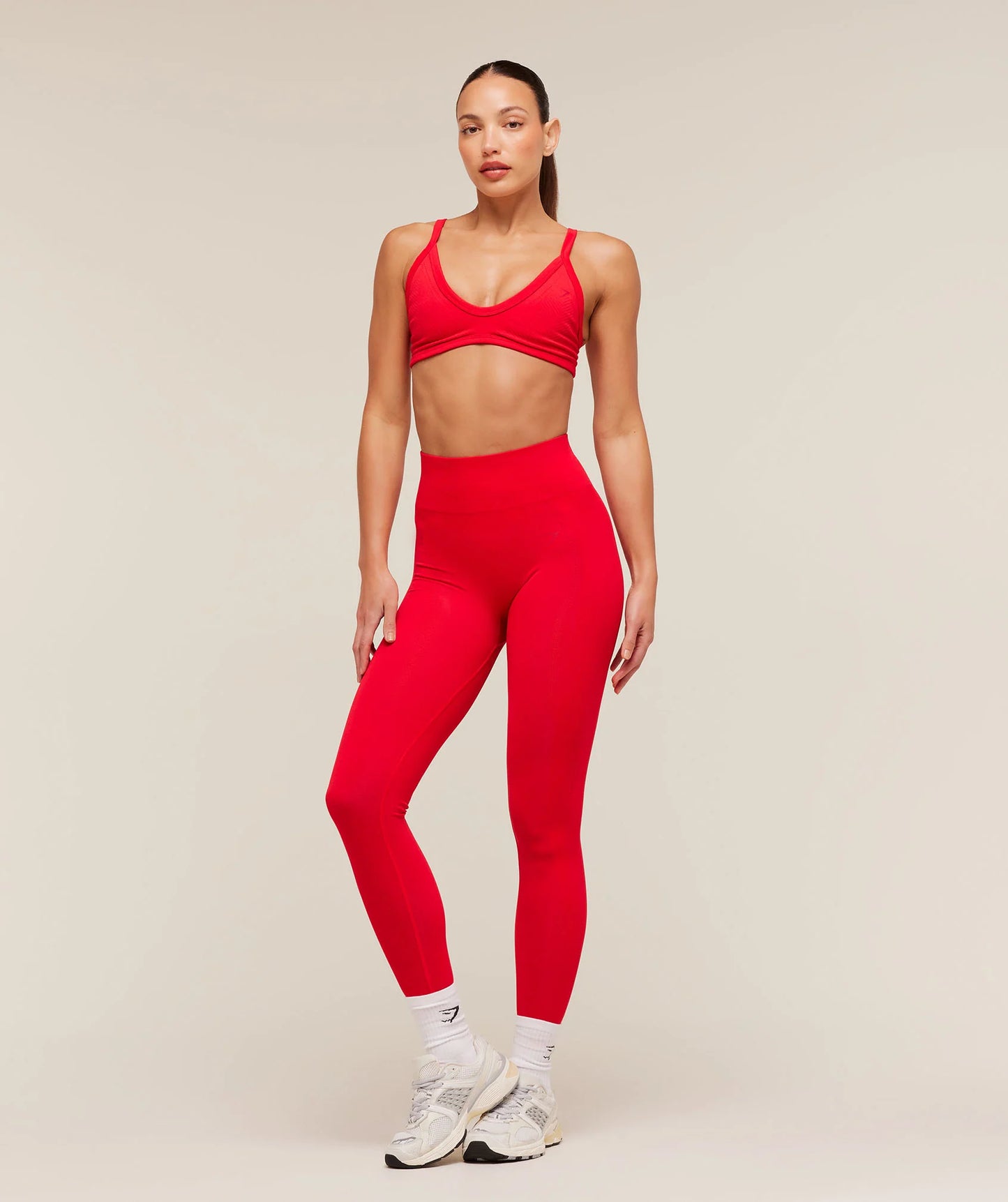 Gymshark Energise Seamless Sports Bra - Athletic Red