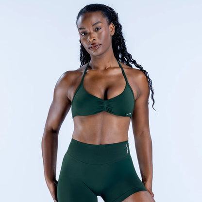 DFYNE Impact Strappy Bra Pine