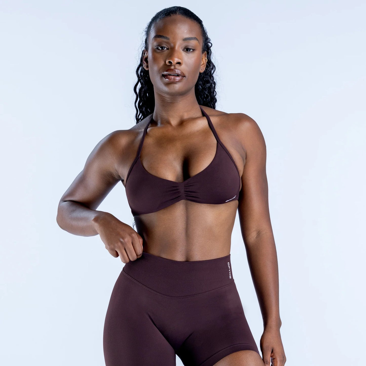 DFYNE Impact Strappy Bra Espresso
