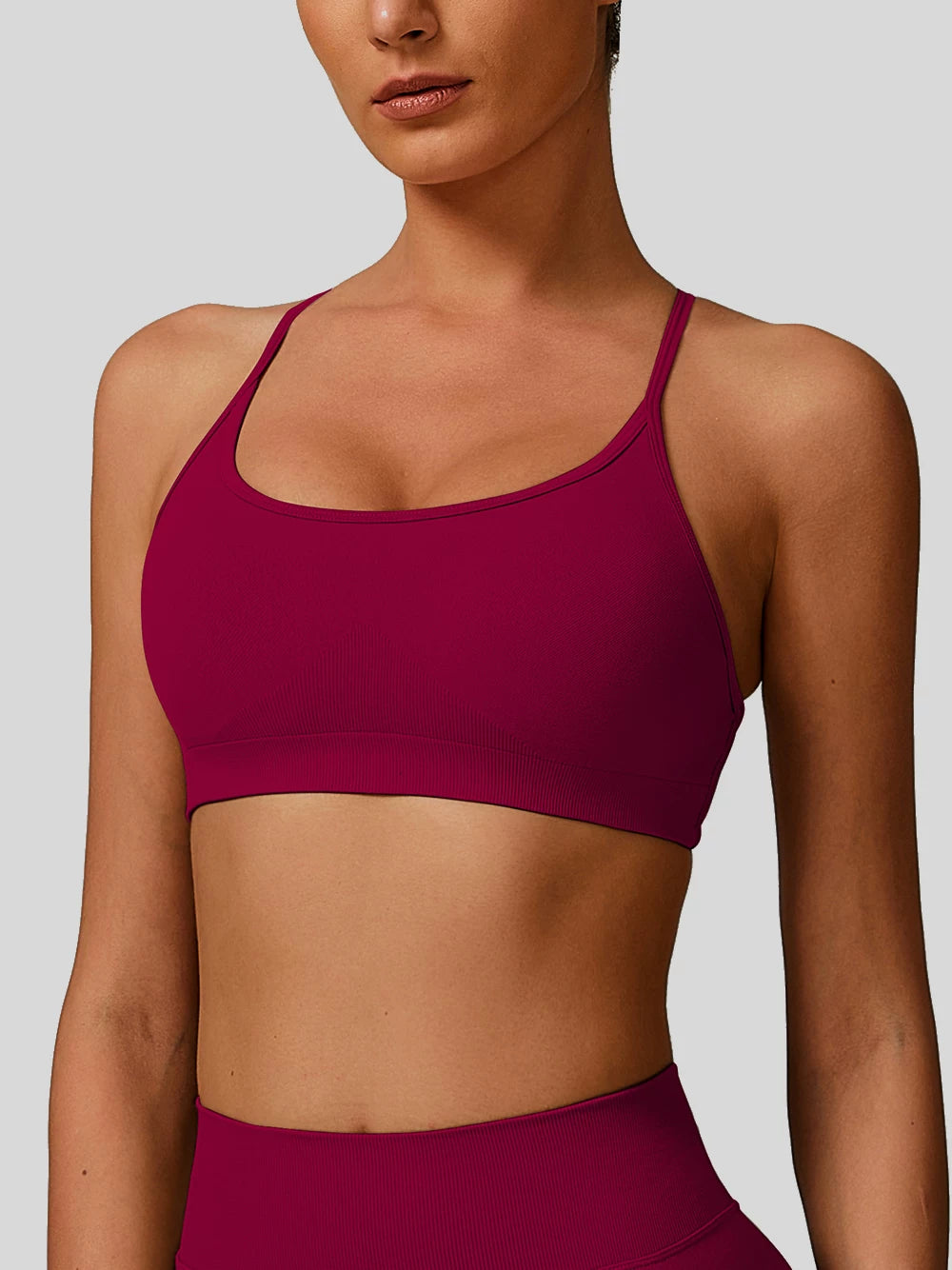 LOA SculptCore Plunge Bra Scarlet