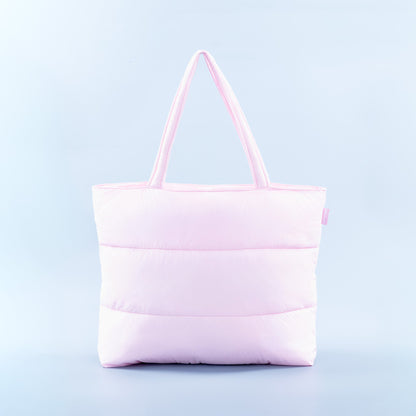 DFYNE Puffer Tote Bag Light Rose Pink
