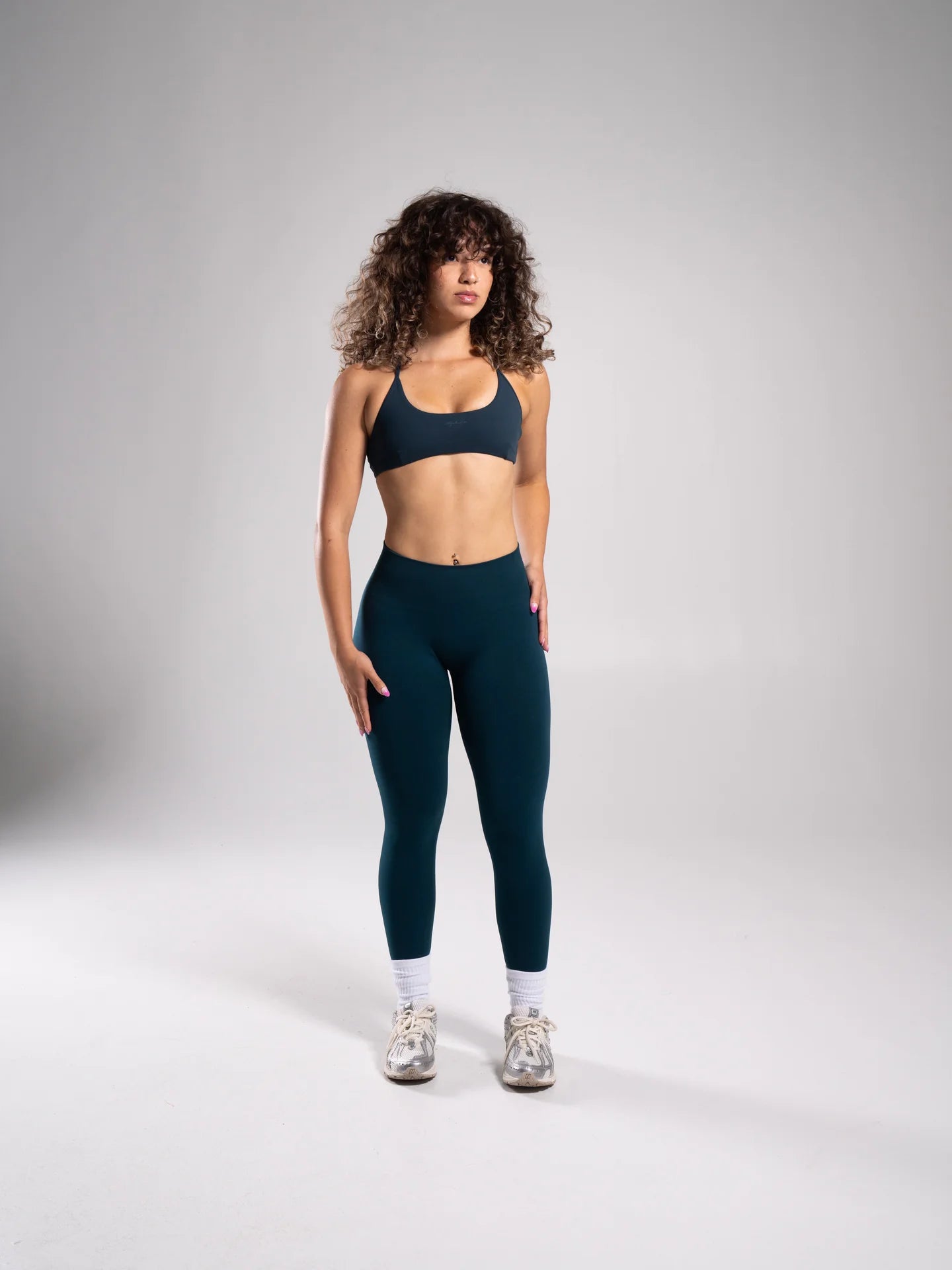 Pump Mid Rise Legging - Deep Sea Alphalete