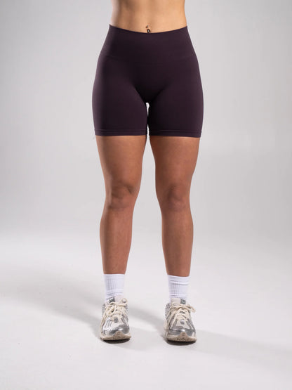 Pump Mid Rise Short - Black Garnet Alphalete