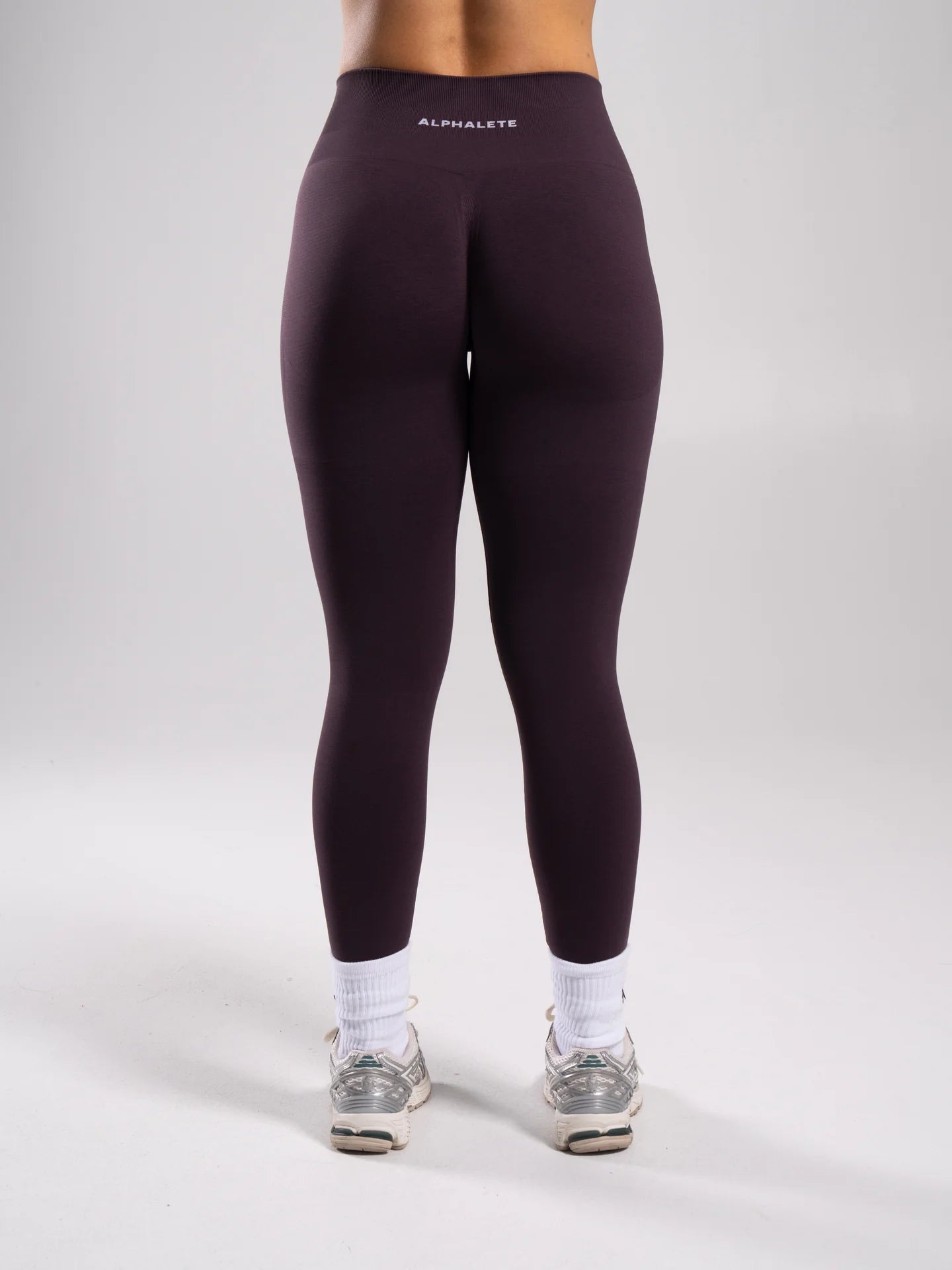 Pump Mid Rise Legging - Black Garnet Alphalete
