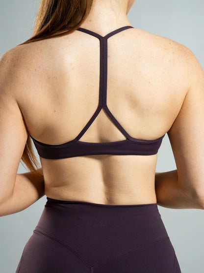 Alphalete Axis Bra - Black Garnet