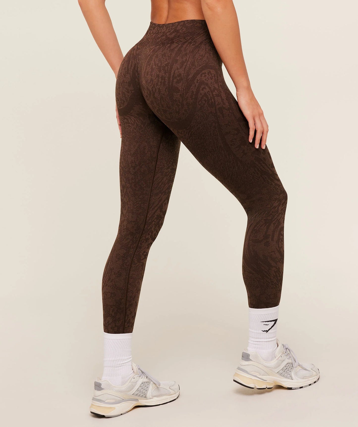 Gymshark Adapt Animal X Whitney Leggings - Archive Brown