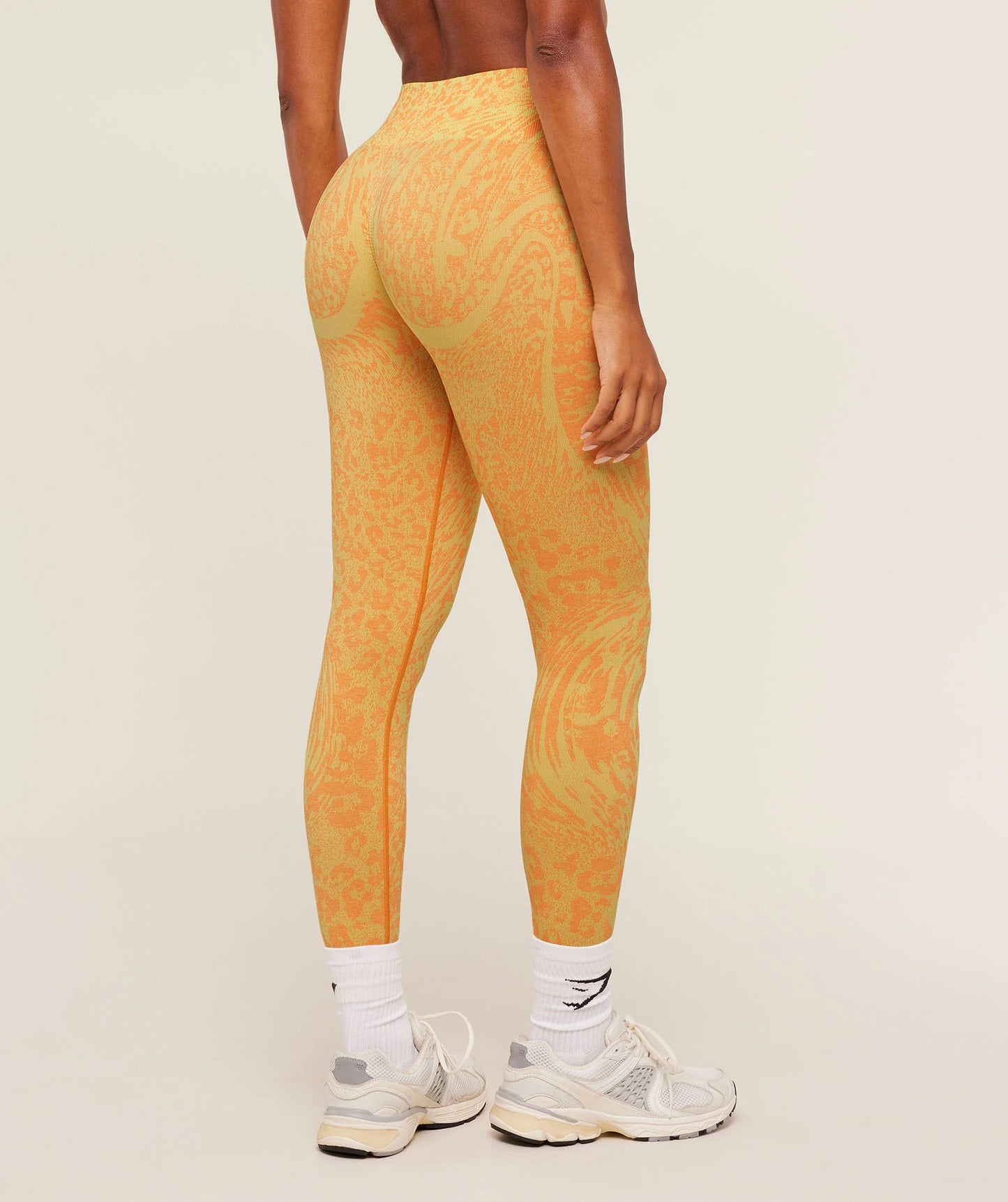 Gymshark Adapt Animal X Whitney Leggings - Sorbet Yellow