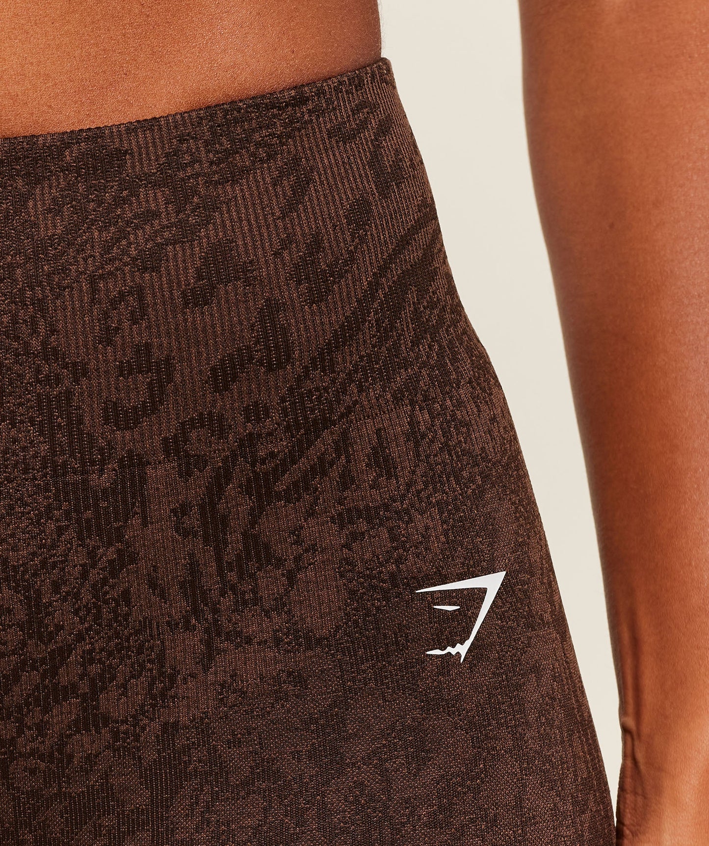 Gymshark Adapt Animal X Whitney Shorts - Archive Brown