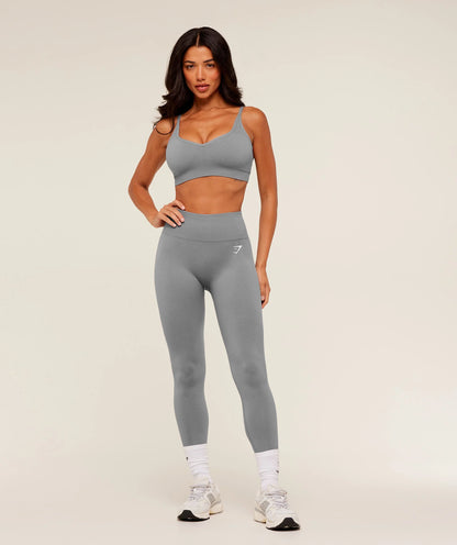Gymshark Vital Seamless 2.0 Leggings - Medium Grey/ Marl