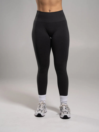 Pump Mid Rise Legging - Dark Heather Grey | Alphalete